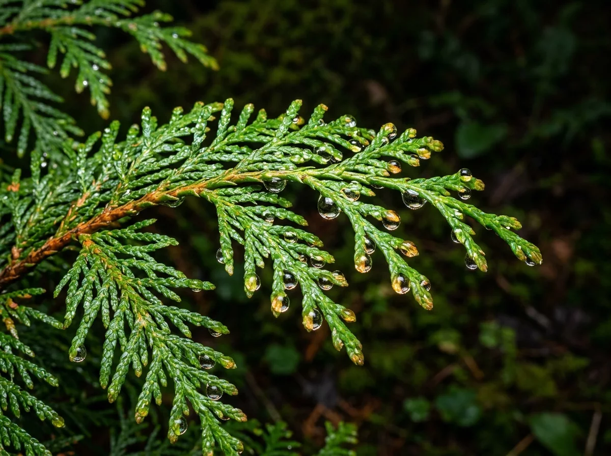 Western Red Cedar Botanical Detail