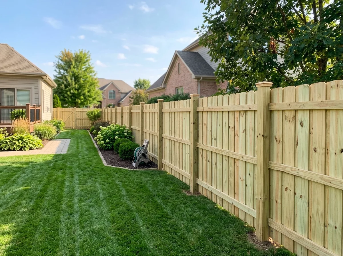 Pressure-Treated Southern Yellow Pine Fence Charlotte NC