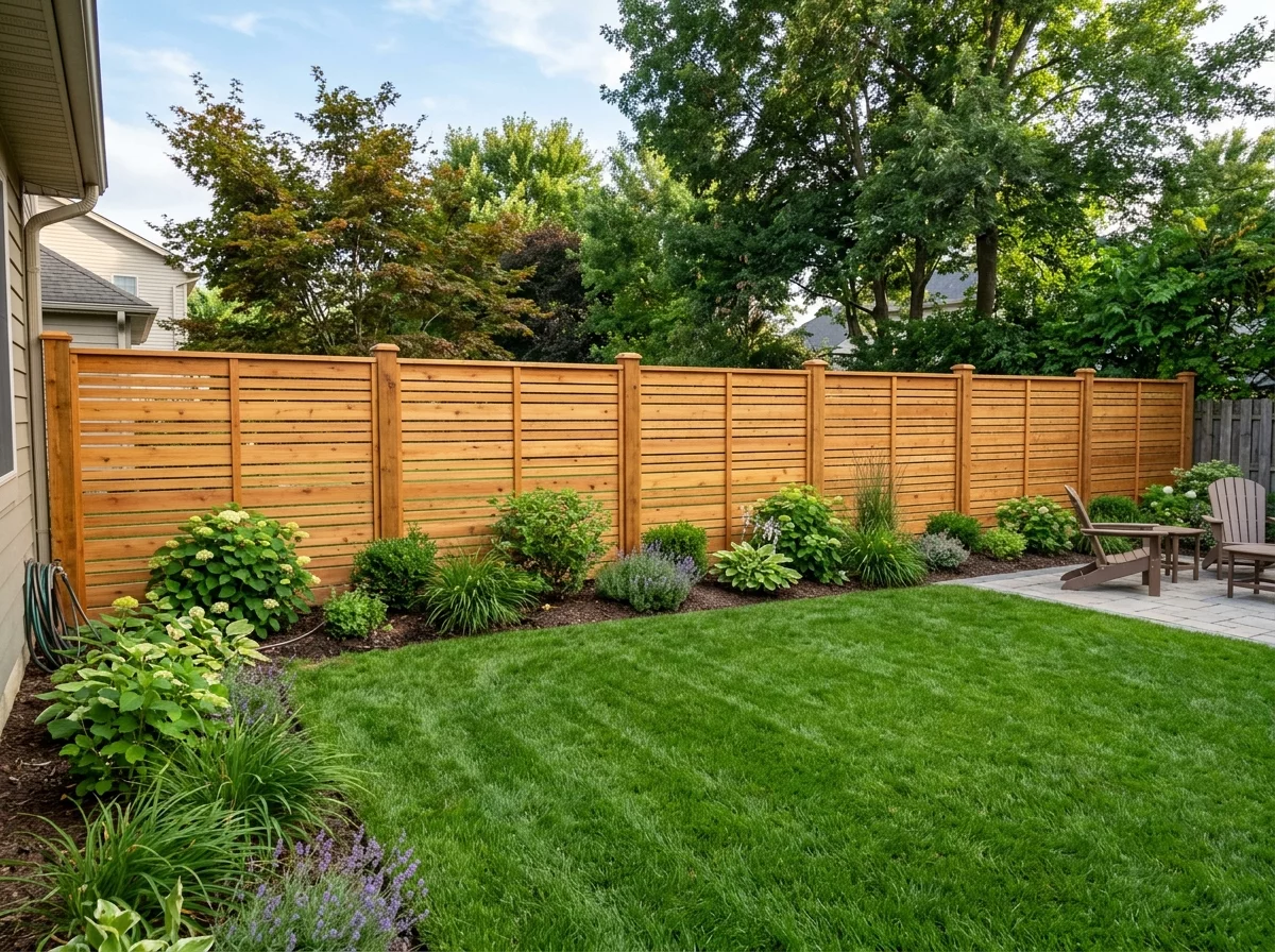 Western Red Cedar Privacy Fence Charlotte NC