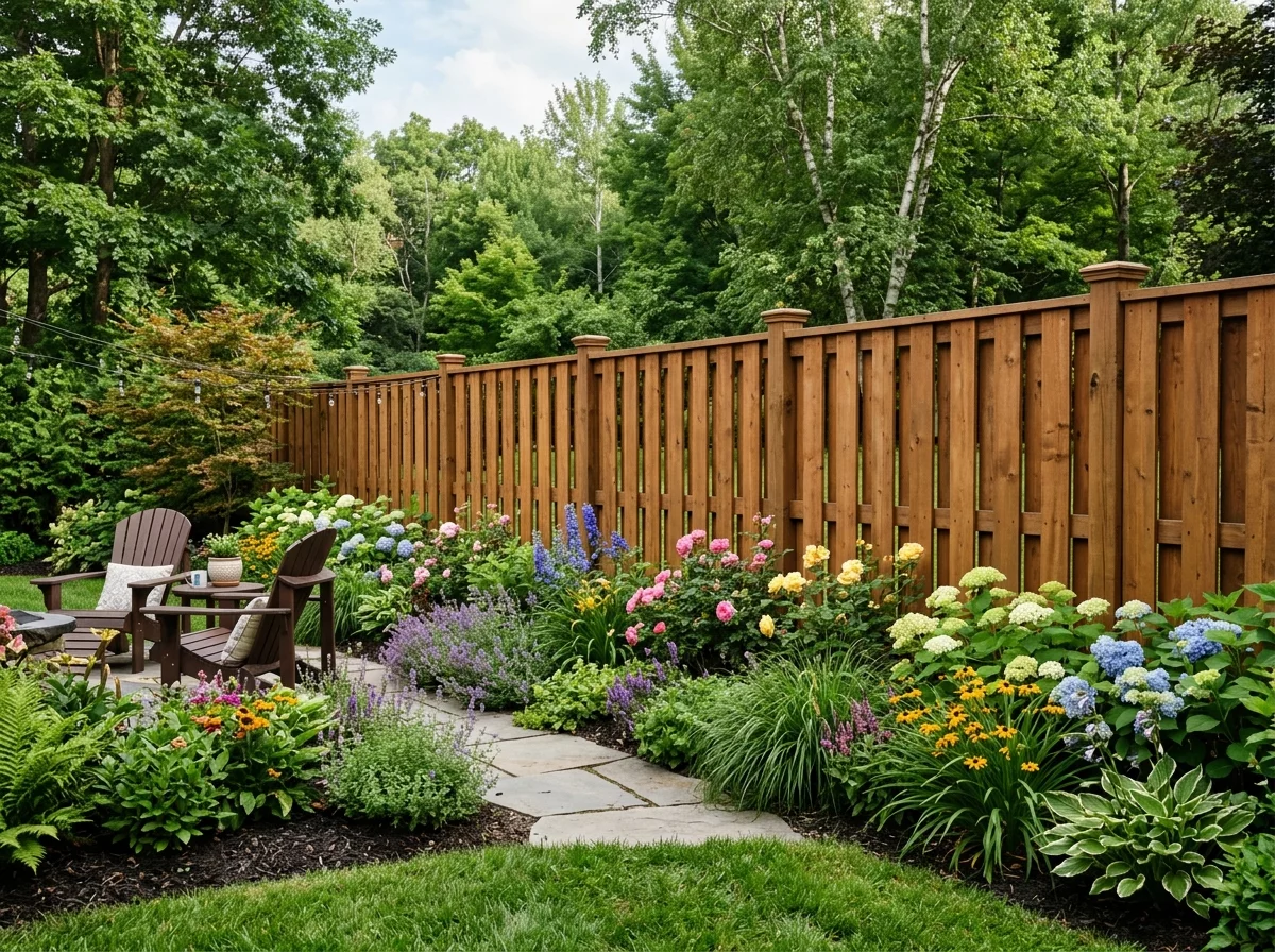 Shadowbox Semi-Privacy Wood Fence Charlotte